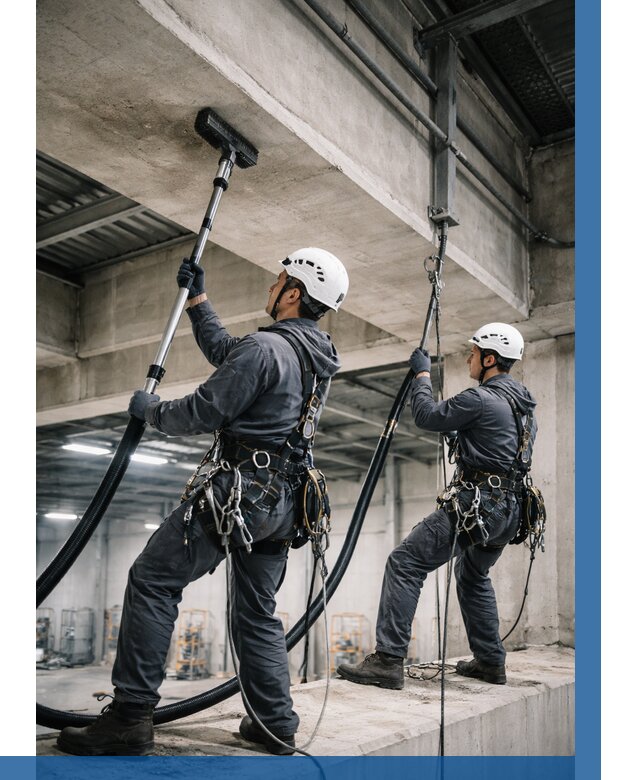 Обеспыливание потолочных конструкций в Октябрьском от 259 р. |ВЫСОТНИК-Ктб