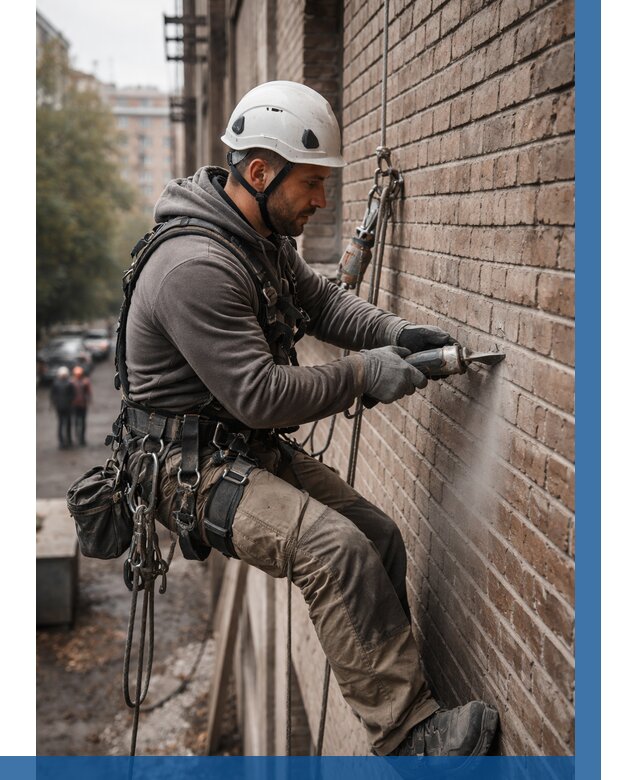 Расшивка кирпичных швов в Октябрьском от 621 р. | ВЫСОТНИК-Ктб