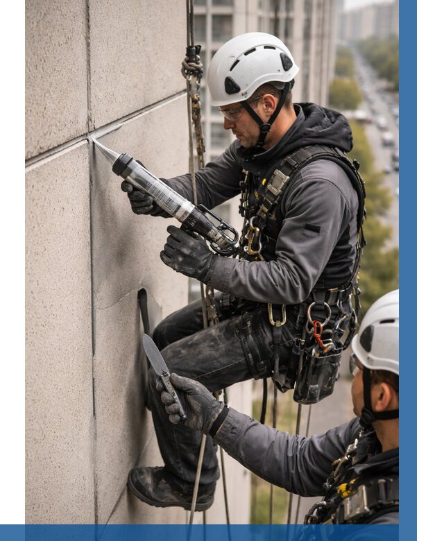 Первичная герметизация швов в Октябрьском от 621 р. | ВЫСОТНИК-Ктб