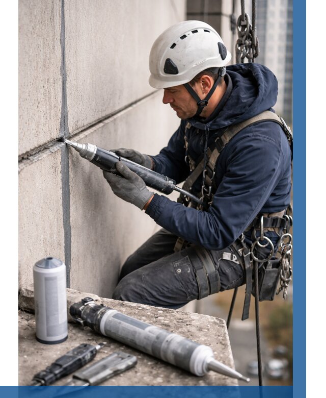 Вторичная герметизация швов в Октябрьском от 466 р. | ВЫСОТНИК-Ктб