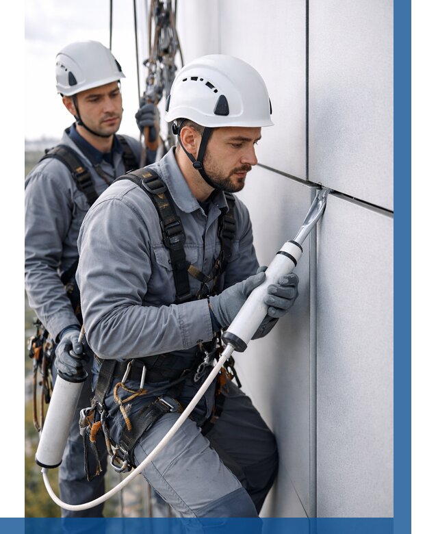 Герметизация швов вилатермом в Октябрьском от 621 р. | ВЫСОТНИК-Ктб