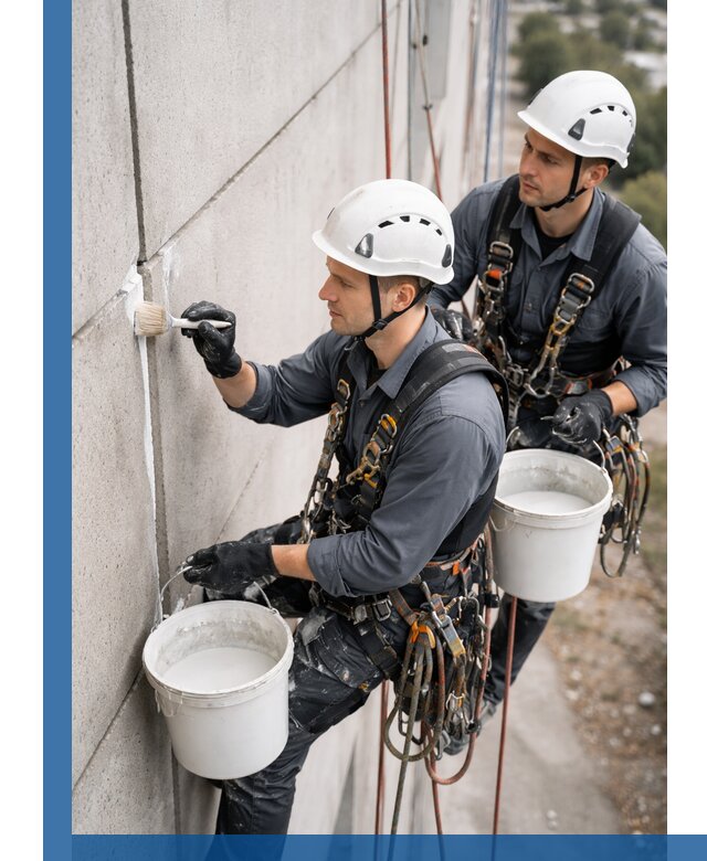 Противогрибковая обработка швов в Октябрьском для фасадов и кровель