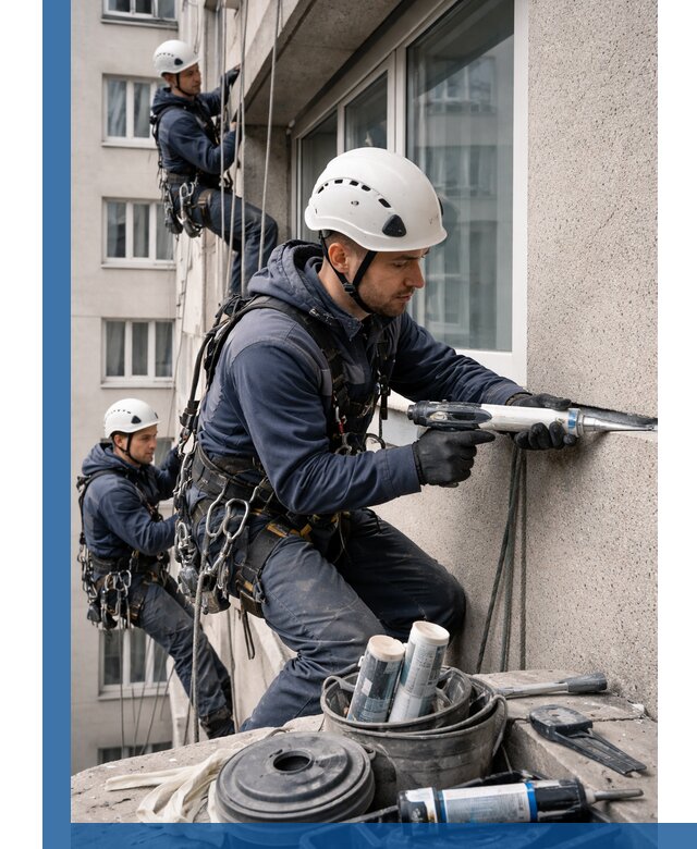 Герметизация швов лоджии в Октябрьском профессионально и надежно