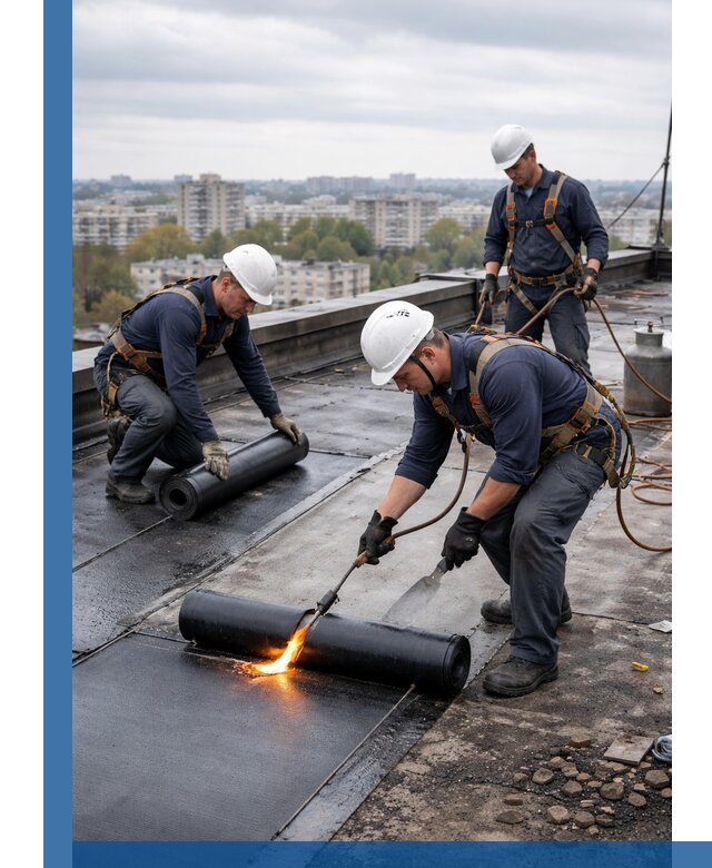 Ремонт наплавляемой кровли в Октябрьском качественно и надежно