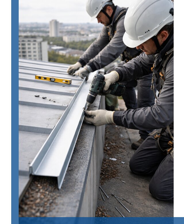 Монтаж капельника на кровле в Октябрьском с гарантией качества