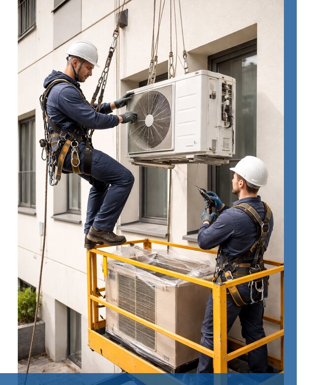 Демонтаж внешнего блока кондиционера в Октябрьском от 3625 р. | ВЫСОТНИК-Ктб