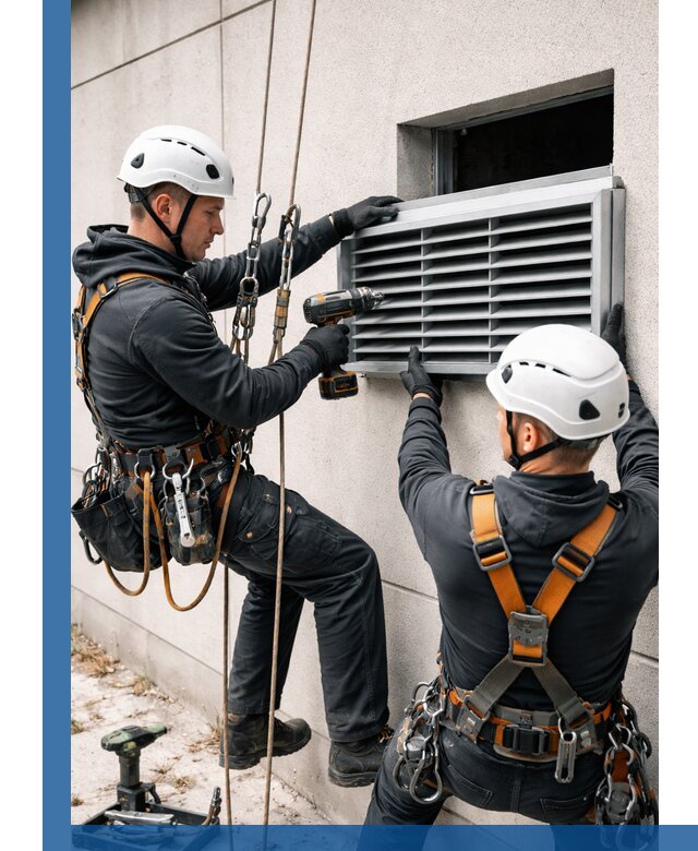 Монтаж вентиляционных решеток в Октябрьском профессиональный сервис