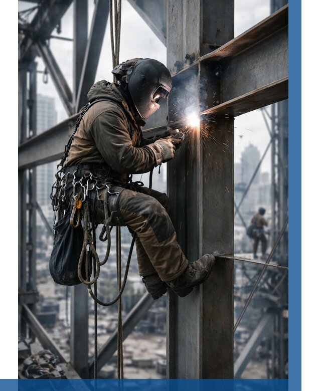 Высотные сварочные работы в Октябрьском от 3625 р. | ВЫСОТНИК-Ктб