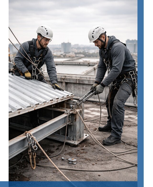 Демонтаж крышной установки в Октябрьском от 88035 р. | ВЫСОТНИК-Ктб