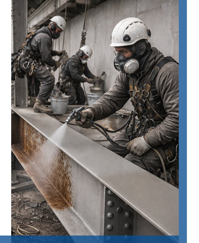 Антикоррозионная покраска металла в Октябрьском от 725 р. | ВЫСОТНИК-Ктб