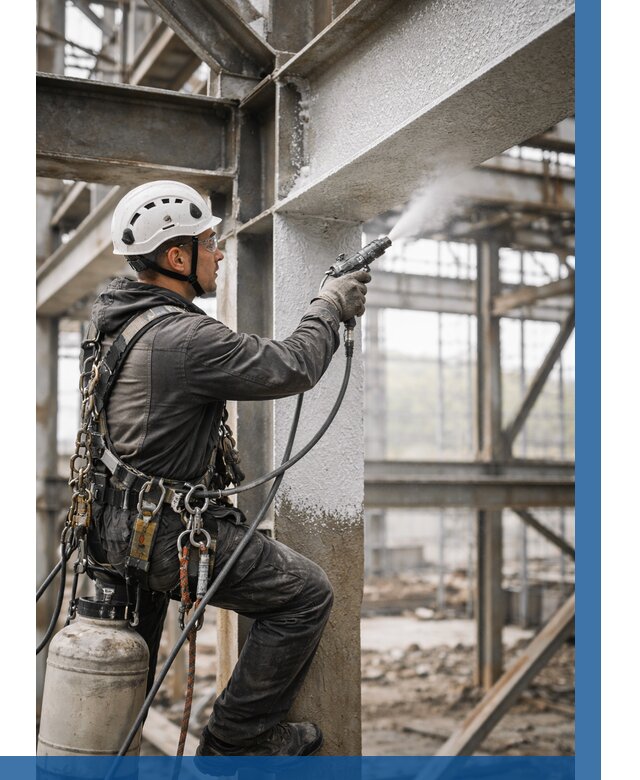 Огнезащита металлоконструкций от 777 р. | ВЫСОТНИК-Ктб в Октябрьском