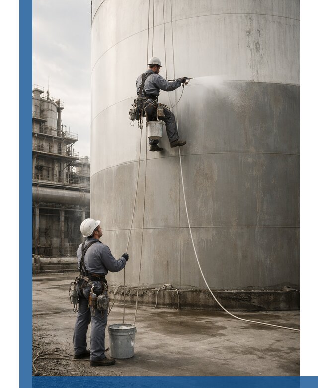 Покраска стальных резервуаров и емкостей в Октябрьском профессионально