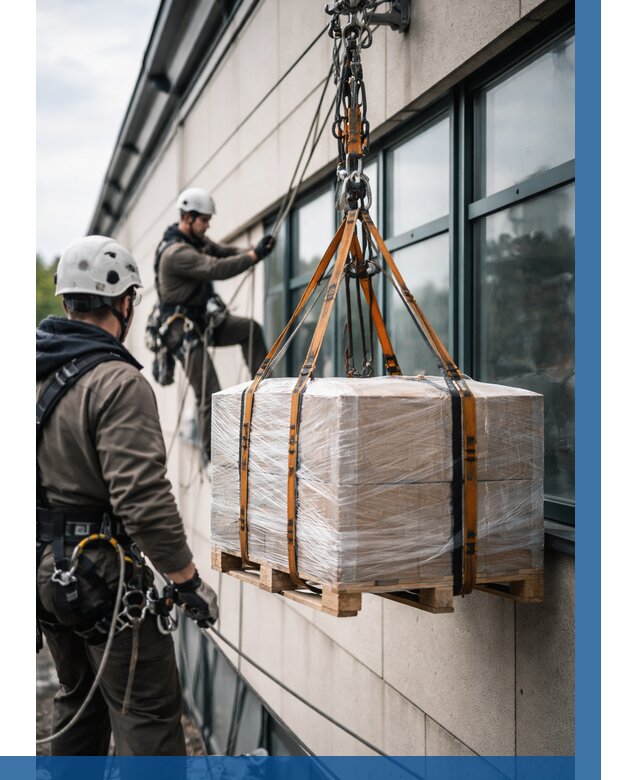 Подъем груза на высоту в Октябрьском от 3107 р. | ВЫСОТНИК-Ктб