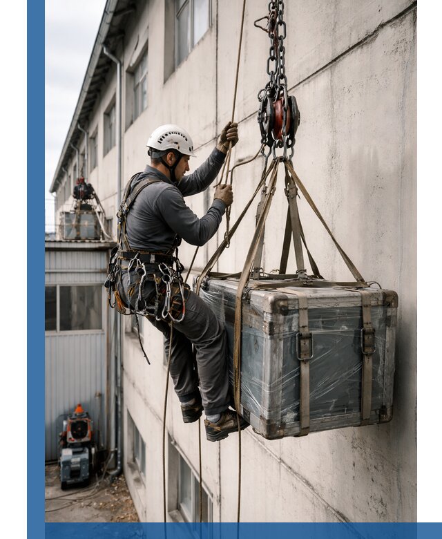 Подъем грузов на высоту в Октябрьском для промышленных объектов