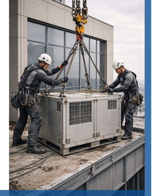 Такелажные работы на высоте в Октябрьском от 8286 р. | ВЫСОТНИК-Ктб