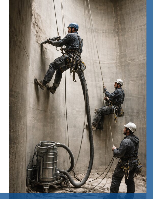 Зачистка силосов в Октябрьском от 4661 р. Договор и смета ВЫСОТНИК-Ктб