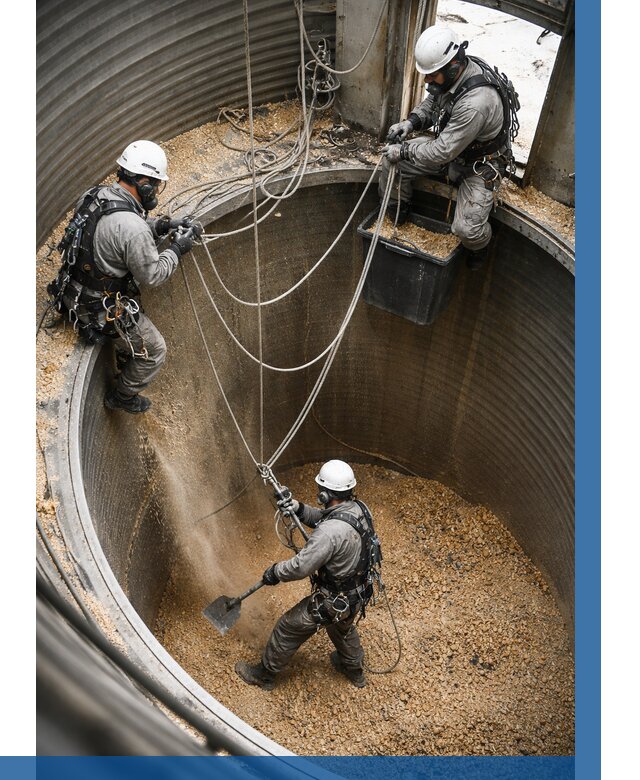 Чистка зерновых бункеров в Октябрьском от 12428 р. | ВЫСОТНИК-Ктб