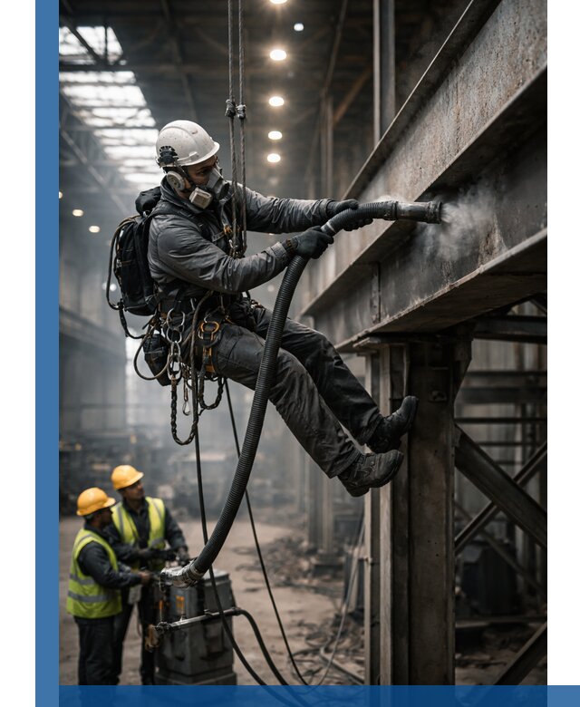 Обеспыливание конструкций в цехах промышленного производства в Октябрьском