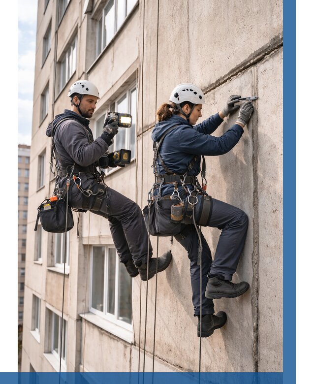 Обследование межпанельных швов в Октябрьском от 1864 р. | ВЫСОТНИК-Ктб