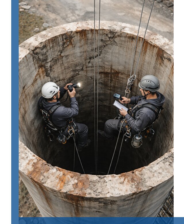 Обследование дымовой трубы: диагностика и оценка состояния в Октябрьском